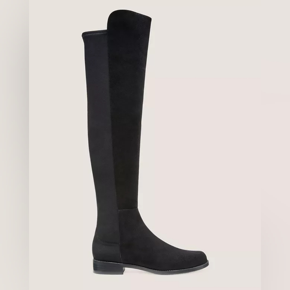 Elegant Black Knee-High Women's Boots